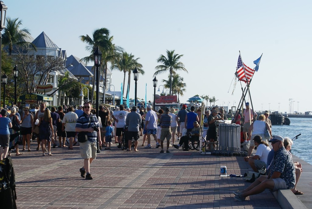 Mallory Square, renowned for its view of sunsets and the artists and entertainers that show their skills. - Key West photo copyright Bob Wonders taken at  and featuring the  class