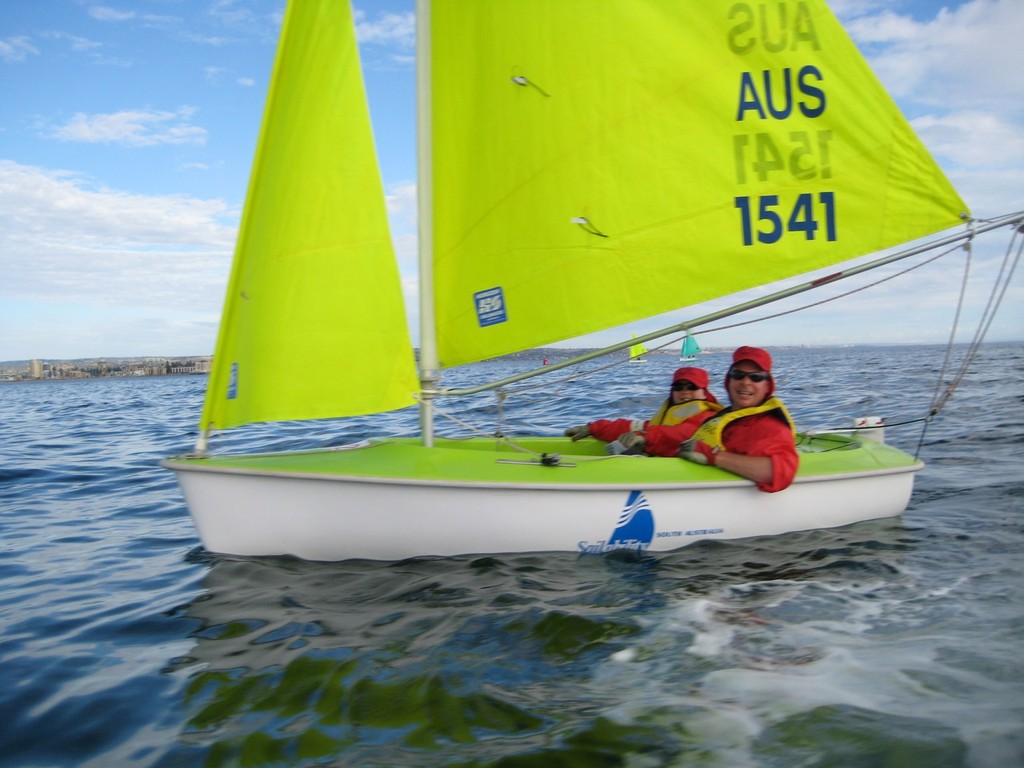 Special Olympics Australia Sailing athletes enjoying Adelaide Waters in the 2010 competition - 2010 Sailability competition at IX National Special Olympics Australia Games photo copyright Alex McNeilly taken at  and featuring the  class