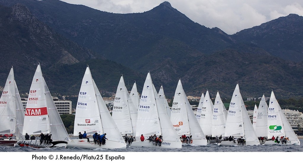 Platu 25 Spanish Championship in Marbella Day 3 ©  Jesus Renedo http://www.sailingstock.com