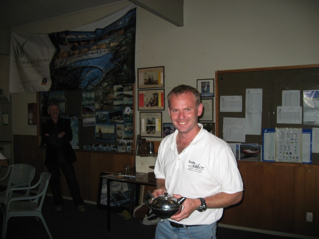 Third Place and DFL Trophy Winner David Brown (Trailblazer) - Emerald Hotel Javelin Class Nationals 2011 photo copyright Antje Muller taken at  and featuring the  class