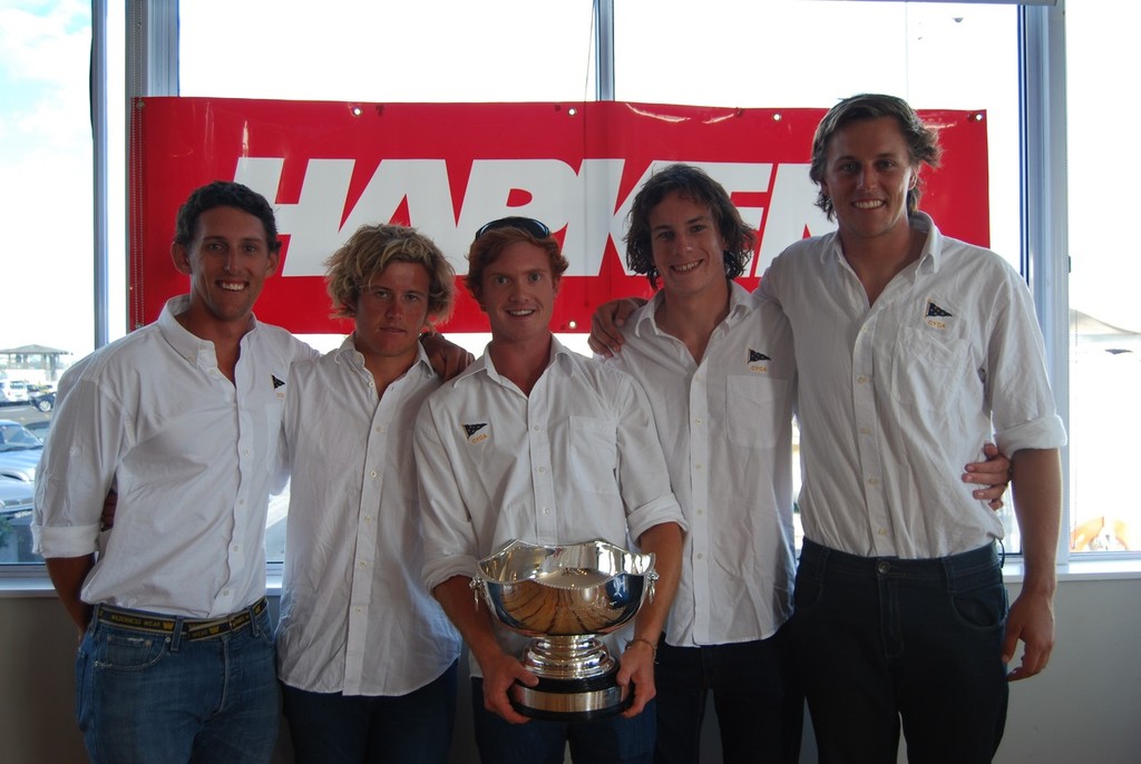 2011 RNZYS HARKEN Youth International Match Racing Champions - Jay Griffin and crew - 2011 RNZYS HARKEN Youth International Match Racing Championships photo copyright Sara Roberts taken at  and featuring the  class