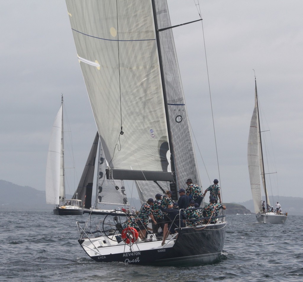 Bob Steel's 'Quest' were a gallant third in the series overall and provided some spectacular sailing - 30th Pittwater & Coffs Harbour Offshore Series photo copyright Damian Devine taken at  and featuring the  class