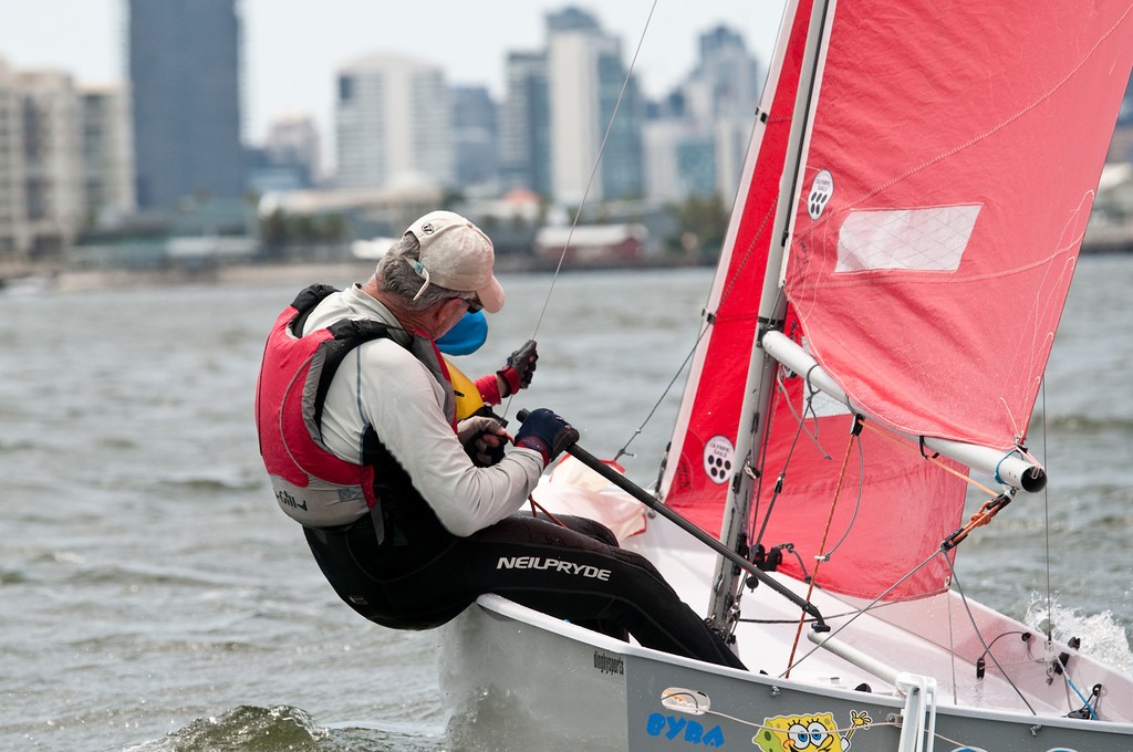 Hugh and Mark Phillips in ``Sponge Bob Square Boat`` - Mirror Class Australian Championships photo copyright Rob Cruse taken at  and featuring the  class
