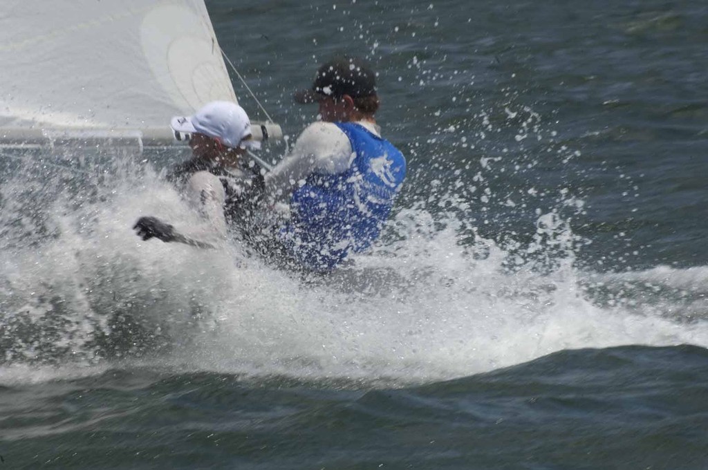 Guccii Dousing The Flames in 40C+ - McGrath Flying 11 Upper Harbour Championship and Dash For Cash © David Price