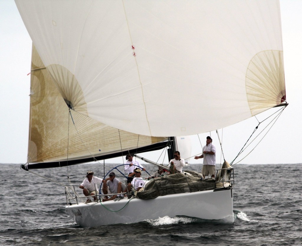 The Farr 40 'Witchcraft' skippered by race veteran Brian Ellis will be amongst the handicap contenders - photo by Damian Devine - Pittwater & Coffs Harbour Regatta 2012 photo copyright Damian Devine taken at  and featuring the  class