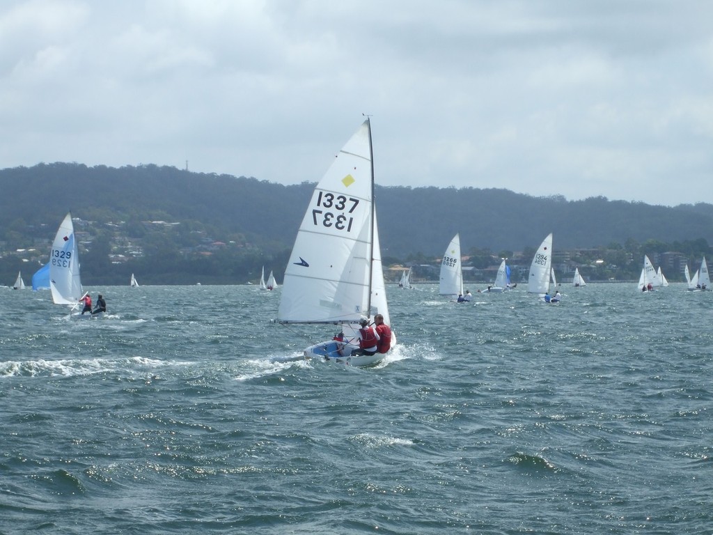Action from Sunday's racing (note capzised boats in distance). - Fll state F11 titles photo copyright Mark Scott taken at  and featuring the  class