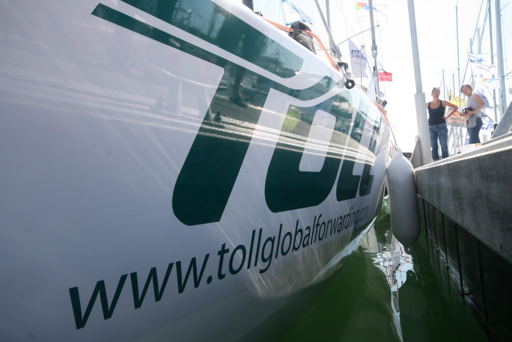 Toll Logistics becomes a partner with Scott Cavanough  - La Charente-Maritime to Bahia Transat 2011 photo copyright  Christophe Breschi taken at  and featuring the  class