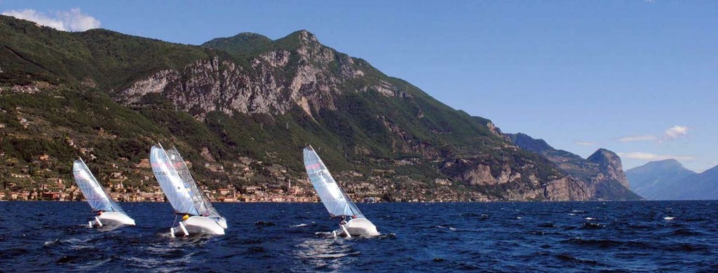 Access Class European Championships SKUD upwind Pano Garda photo copyright David Staley - copyright taken at  and featuring the  class