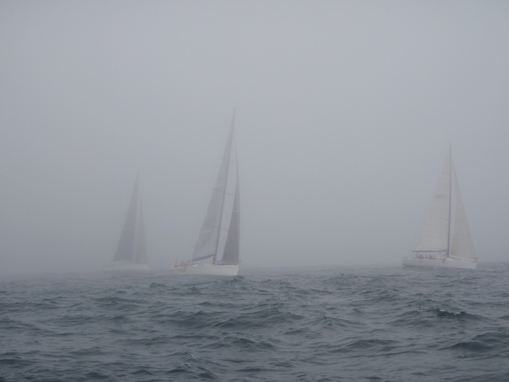 Eerie heavy sea fog 15 minutes after the start of Sunday’s Australia Day Race to Botany Bay - Australia Day Race to Botany Bay - City of Sydney Cup, 26 January 2011 photo copyright Wai Lee taken at  and featuring the  class
