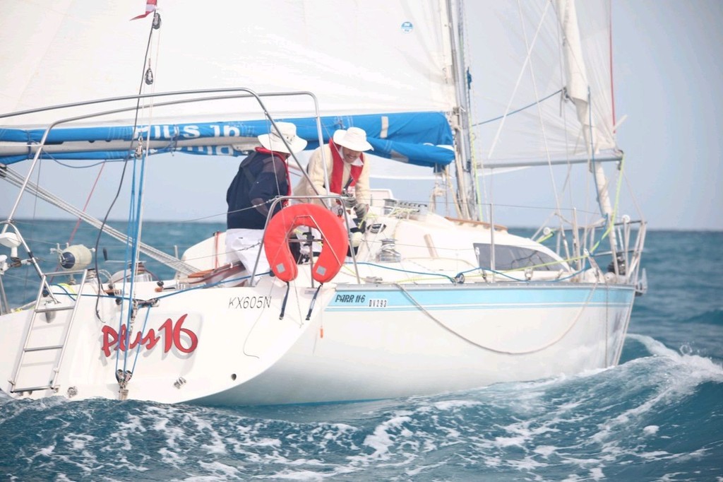 It's all in the preparation - John Holder's Farr 11.6 ``Plus 16`` continued her consistent form in the Double-Handed Division. photo copyright Bernie Kaaks - copyright taken at  and featuring the  class