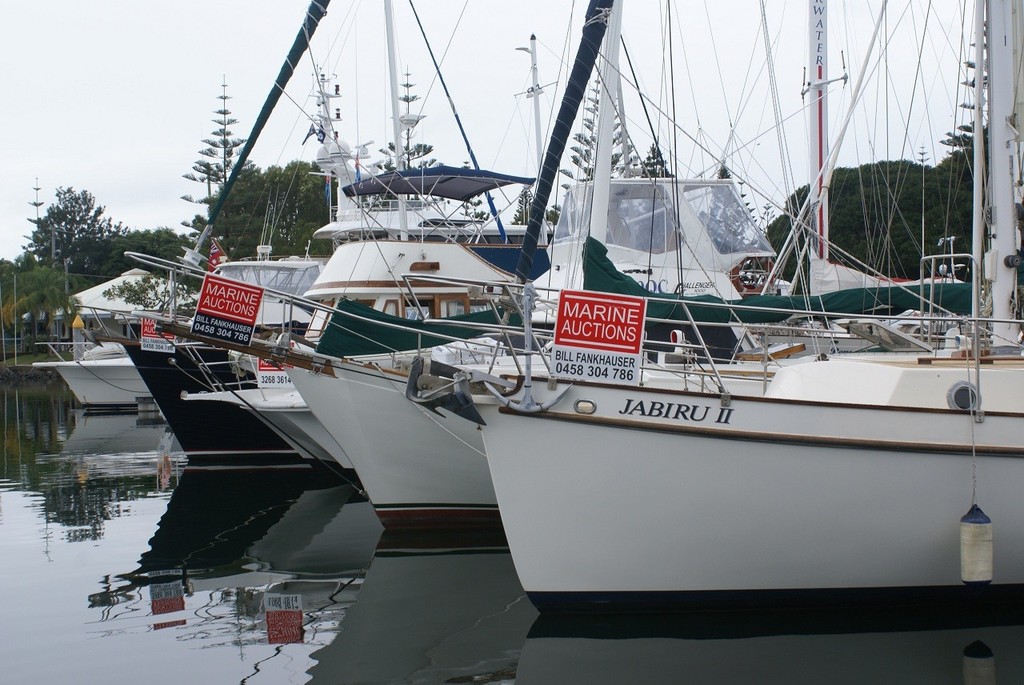 Boats of all shapes and sizes, power and sail were 'up for grabs' at the auction. - Marine Auctions photo copyright Bob Wonders taken at  and featuring the  class