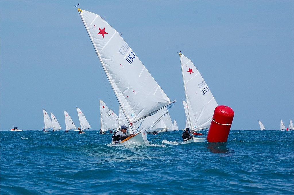 Matthew Kempkers leading Jack Simpson - 2011 Tauranga Cup and Starling National Championship photo copyright Kevin Hayton taken at  and featuring the  class