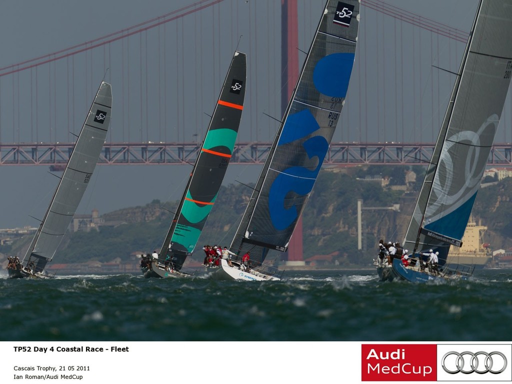 TP52 Day 4 Coastal Race - Audi Medcup Cascais Trophy 2011 photo copyright Ian Roman/Audi MedCup http://2008.medcup.org/home/ taken at  and featuring the  class