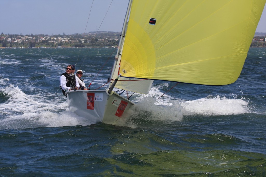 Coming at ya - Audi Victoria Week Monday 2011 photo copyright Sail-World.com /AUS http://www.sail-world.com taken at  and featuring the  class