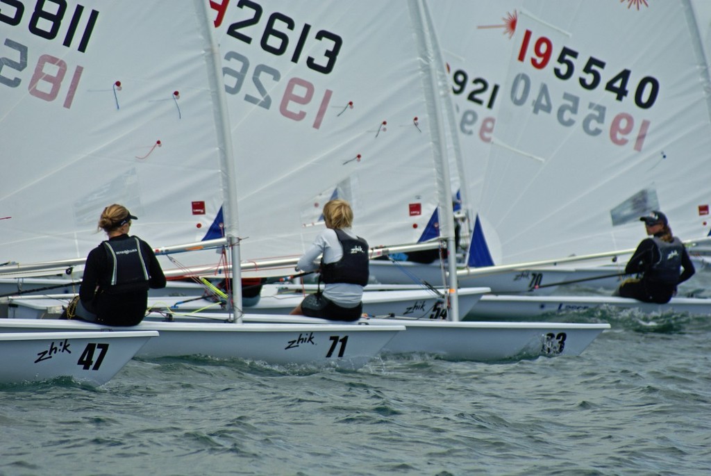 Laser Radial start - Sail Auckland -2011 - Day 3 photo copyright Richard Gladwell www.photosport.co.nz taken at  and featuring the  class