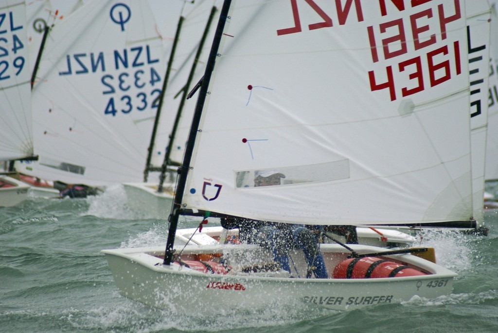 Final day of the 2011 Toyota Optimist Nationals, Wakatere Boating Club © Richard Gladwell www.photosport.co.nz