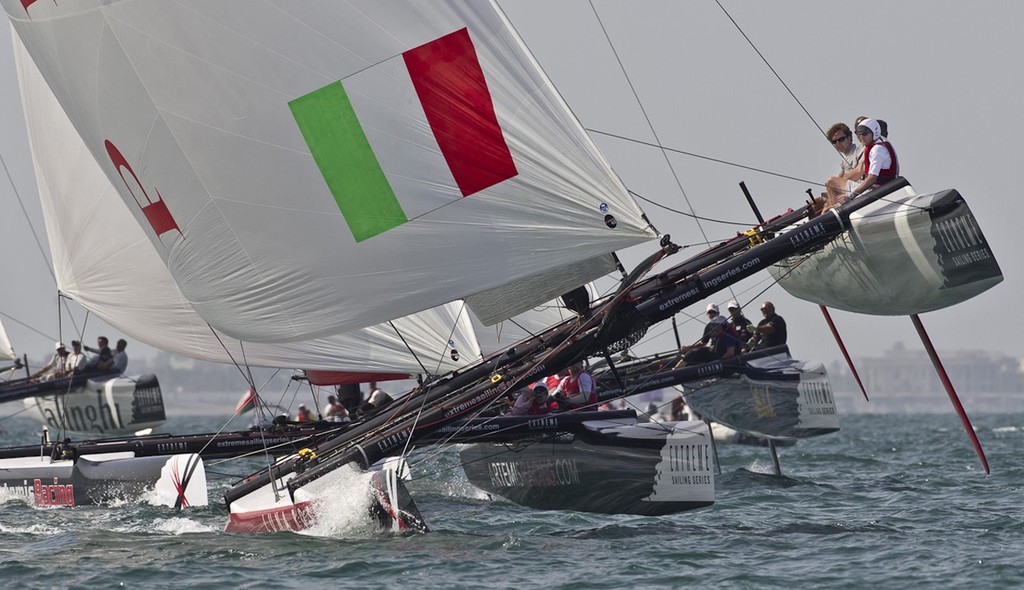Luna Rossa are a top competitor on the Extreme Sailing Series<br />
 © Carlo Borlenghi http://www.carloborlenghi.com