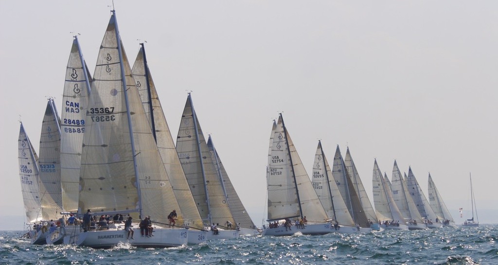 Beneteau First 36.7 on the start line photo copyright SW taken at  and featuring the  class