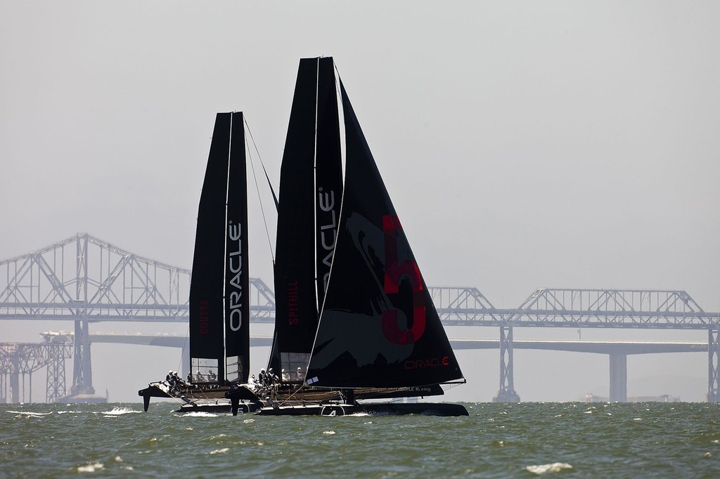 Oracle Racing - AC45’s San Francisco - 10 June 2011 photo copyright Guilain Grenier Oracle Team USA http://www.oracleteamusamedia.com/ taken at  and featuring the  class