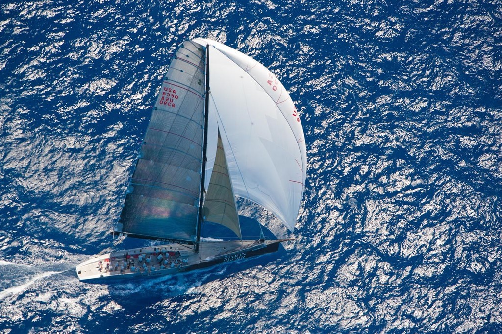 Genuine Risk - Les Voiles de St. Barth photo copyright Christophe Jouany / Les Voiles de St. Barth http://www.lesvoilesdesaintbarth.com/ taken at  and featuring the  class