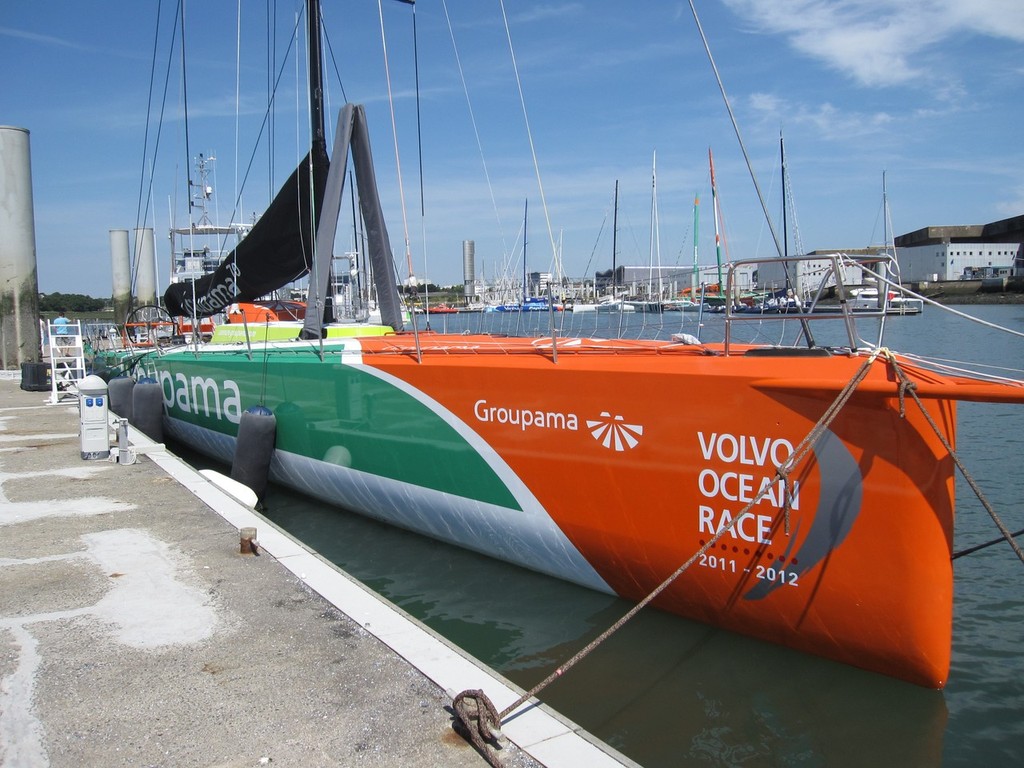 Groupama Volvo 70 - Lorient, France photo copyright Ben Gladwell http://www.sail-world.com/nz taken at  and featuring the  class