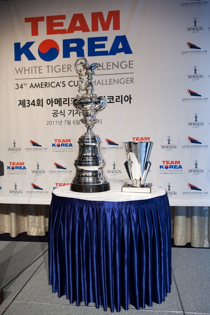 05/07/2011 - Seoul (Korea) - Team Korea Announcement - The Louis Vuitton Cup and the America’s Cup, together in Korea for the first time in history photo copyright ACEA - Photo Gilles Martin-Raget http://photo.americascup.com/ taken at  and featuring the  class