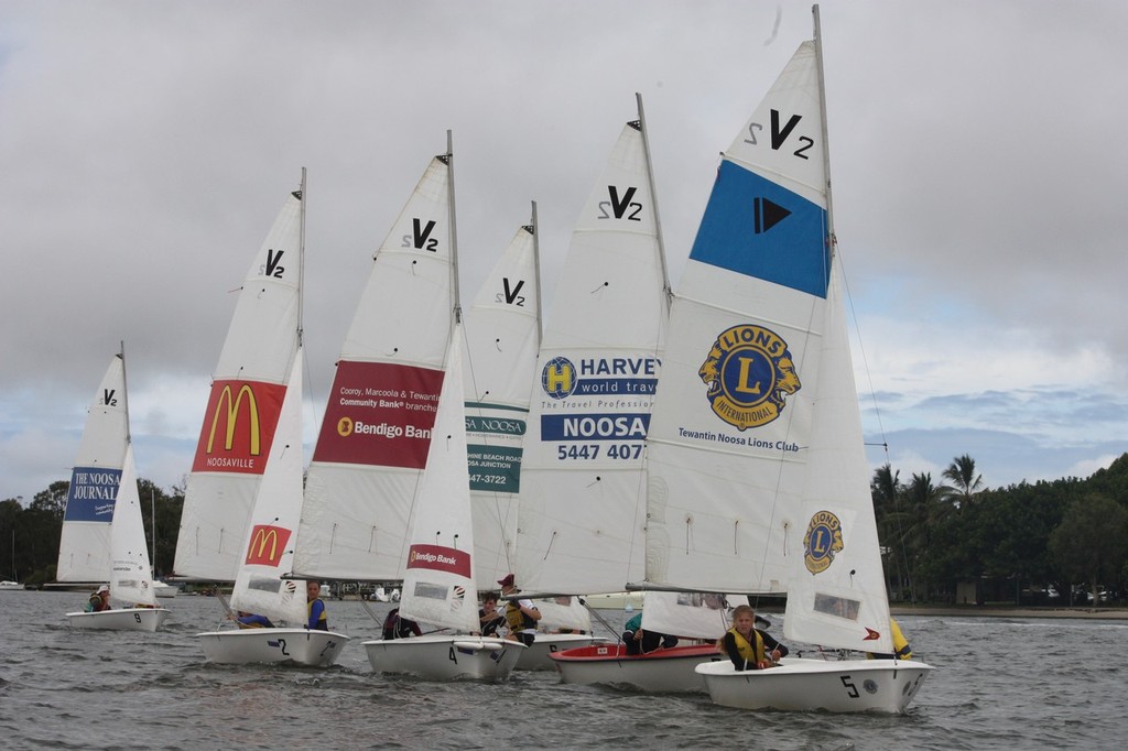 Sunshine Coast Inter-school Dinghy Regatta photo copyright Paul Blundell taken at  and featuring the  class