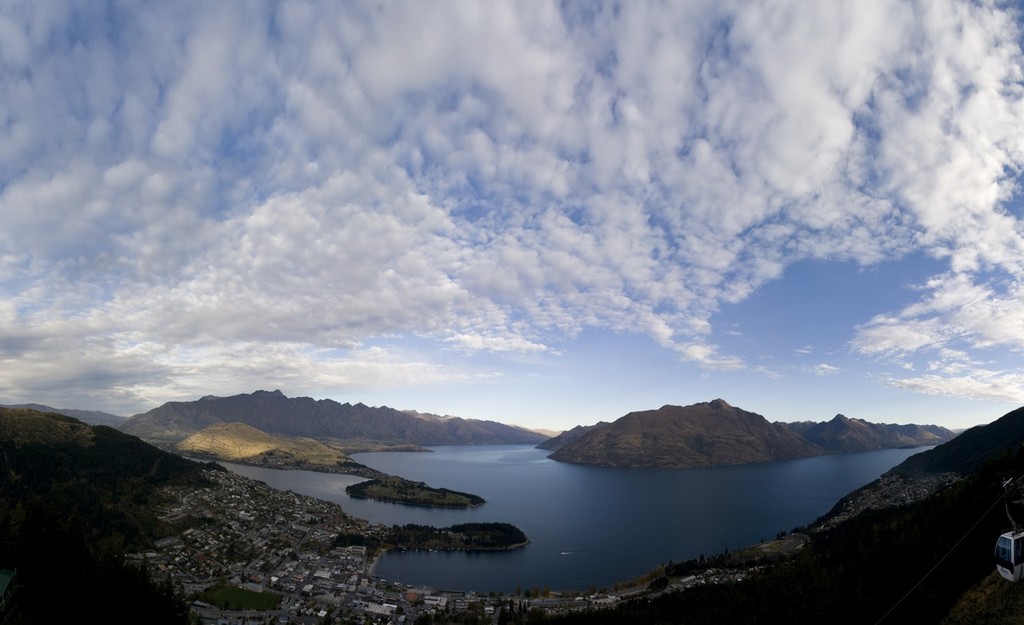Lake Wakatipu, Queenstown is picturesque - and a tourist mecca - but a legal America’s Cup venue under the Deed of Gift?? photo copyright NZ Marine taken at  and featuring the  class