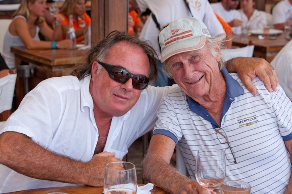 Mariella&rsquo;s Carlo Falcone and Henry Pepper (right) - Les Voiles de St. Barth photo copyright Christophe Jouany / Les Voiles de St. Barth http://www.lesvoilesdesaintbarth.com/ taken at  and featuring the  class