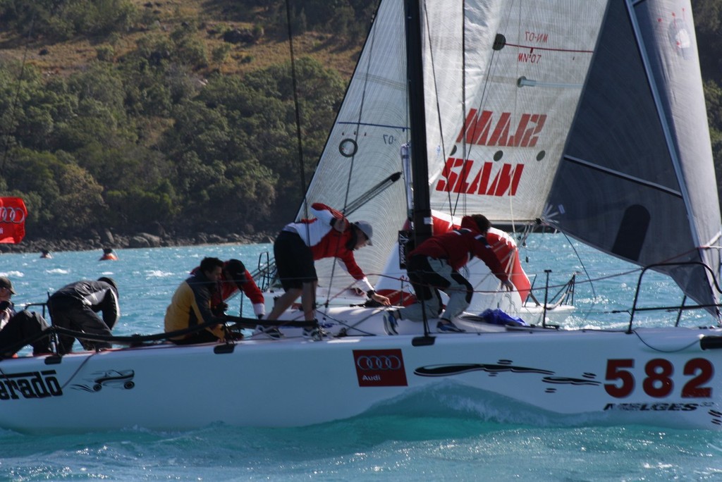 Melges 32 Hamilton Is photo copyright Tracey Walters taken at  and featuring the  class