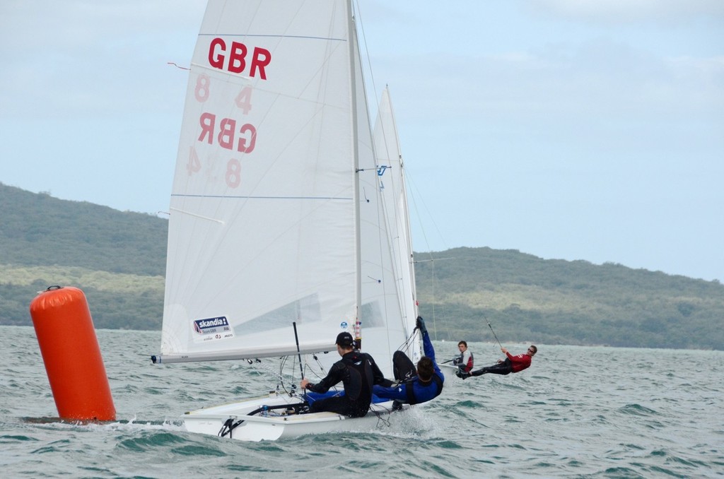 Nick Rogers and Chris Grube (GBR) - Day 2 - 2011 NZ 470 Nationals, Takapuna © NZL 470 Class http://www.470sailing.org.nz/