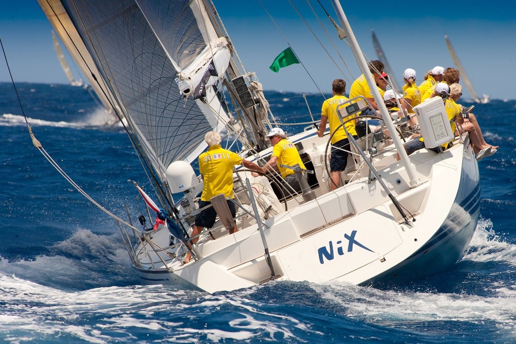 NIX winners in the Racing Cruising Class at Les Voiles de St. Barth 2011 photo copyright Christophe Jouany / Les Voiles de St. Barth http://www.lesvoilesdesaintbarth.com/ taken at  and featuring the  class