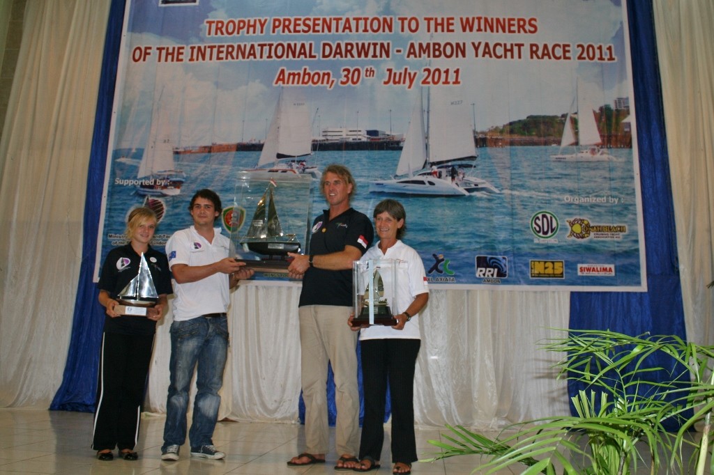 Fantasia, Skipper Andrew Stransky - Line Honours & 1st on Handicap Racing Monohull Division - Darwin to Ambon Yacht Race & Rally 2011 photo copyright Robyn Dix taken at  and featuring the  class