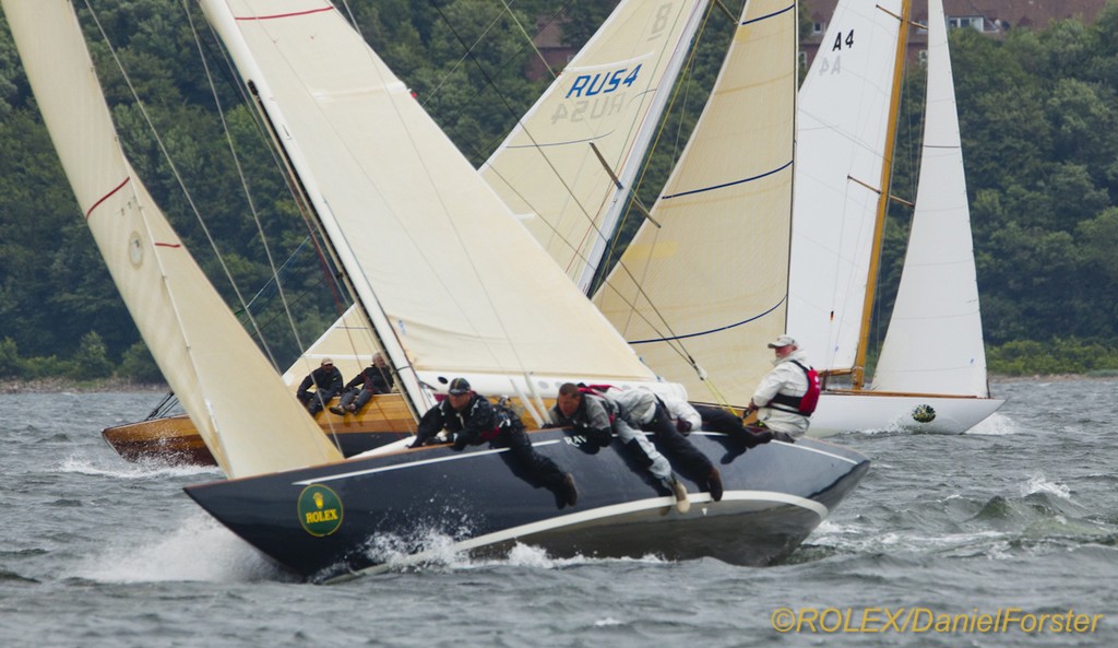 Raven (CAN 25), 1938, 8mR, Richard Self & Mark Decelles (Vancouver, Canada)
Astra II (RUS 4), 2007, 8mR, Alexey Rusetsky (St. Petersburg, Russia) photo copyright  Rolex/Daniel Forster http://www.regattanews.com taken at  and featuring the  class