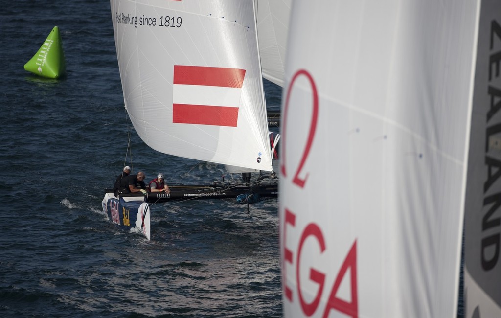 Training Action - 2011 Extreme Sailing World Series © Chili Sports Communication and OC Events