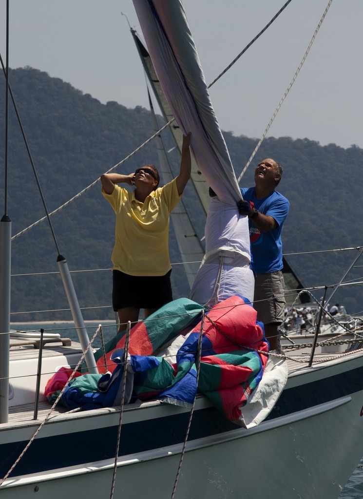 Royal Langkawi International Regatta 2011 - I think it's caught up there... Rascal. photo copyright Guy Nowell http://www.guynowell.com taken at  and featuring the  class