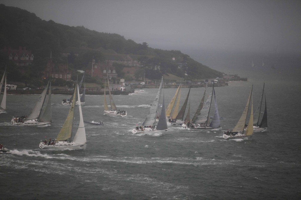 The Fleet during the J.P. Morgan Asset Management Round the Island Race. © TH Martinez/Sea&Co/onEdition