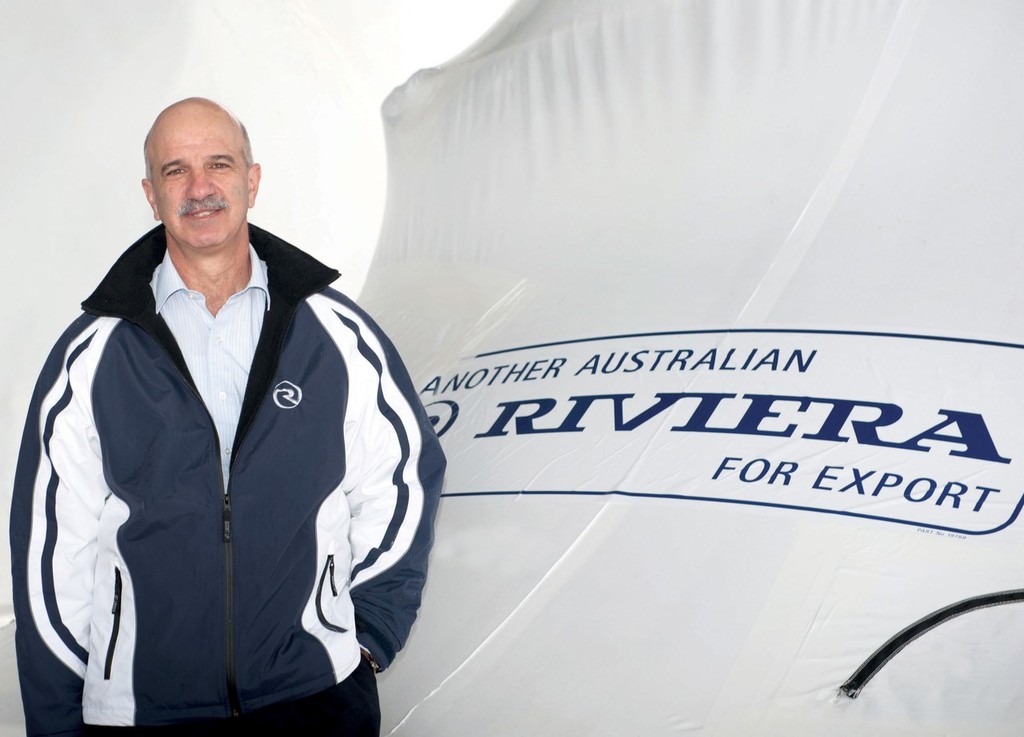 Riviera's chief financial officer Neal McCulloch said the last 2 years have been a challenging environment  for Australian Exports photo copyright Stephen Milne taken at  and featuring the  class