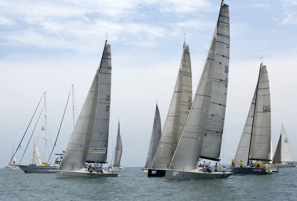 Top of the Gulf Regatta 2011 - IRC 1 start (HiFi about to be OCS) photo copyright Guy Nowell/Top of the Gulf taken at  and featuring the  class