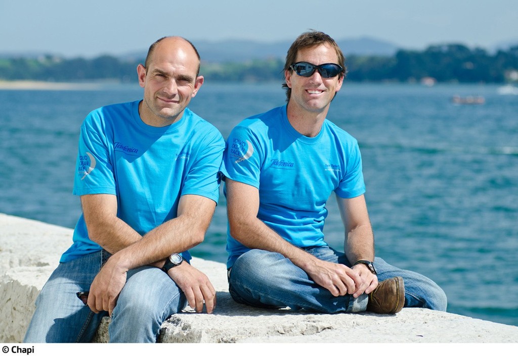 Olympic gold medalists Iker Martinez and Xabi Fernandez will lead Team Telefonica, the latest Spanish entry into the Volvo Ocean Race 2011-12.

The Spanish sailing heroes won gold in the 49er class at the 2004 Athens Olympics and silver at the 2008 Beijing Olympics. The duo will be competing in their third consecutive Volvo Ocean Race finishing third with Telefonica Blue in the last edition of the race. - Volvo Ocean Race photo copyright  Chapi taken at  and featuring the  class