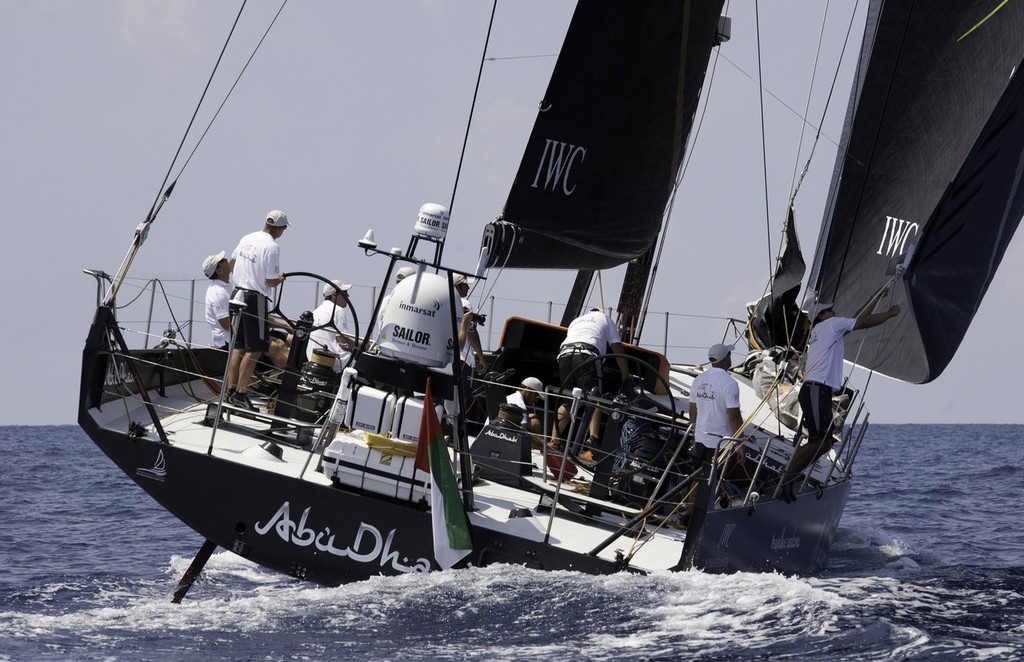 Abu Dhabi Ocean Racing unveils their Farr designed, state-of-the-art Abu Dhabi Ocean Racing, Volvo Open 70, in Portofino, Italy. photo copyright Volvo Ocean Race http://www.volvooceanrace.com taken at  and featuring the  class