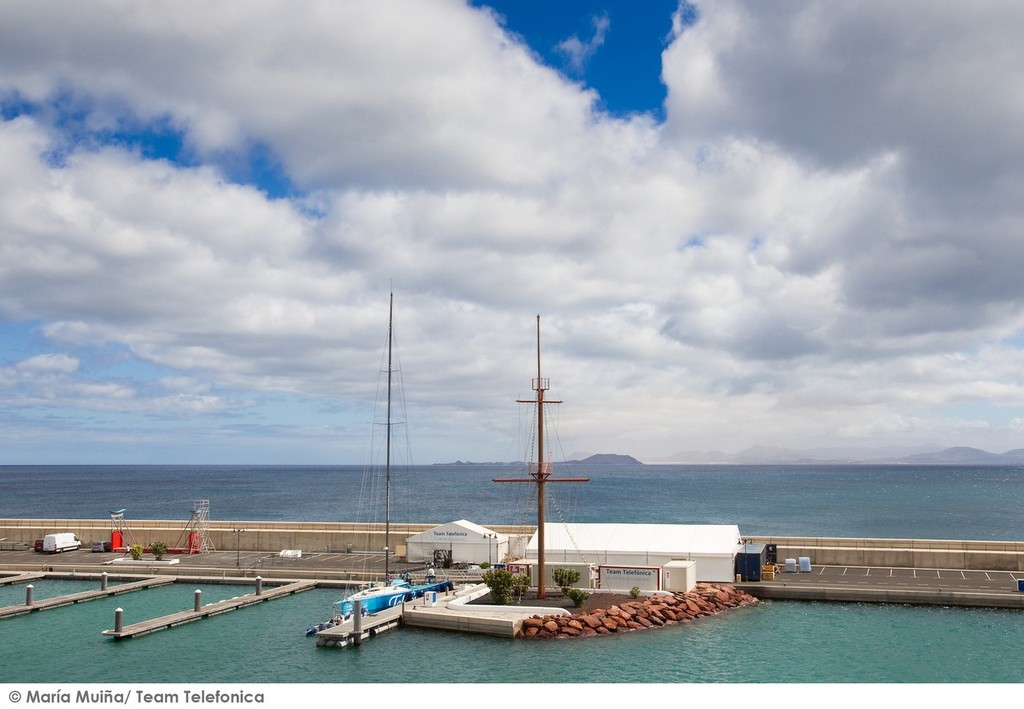 Team Telefonica training base in Lanzarote. photo copyright Volvo Ocean Race http://www.volvooceanrace.com taken at  and featuring the  class