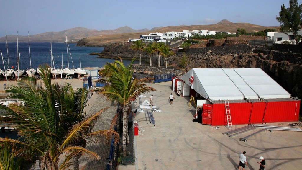 PUMA Ocean Racing arrive in Lanzarote. photo copyright Volvo Ocean Race http://www.volvooceanrace.com taken at  and featuring the  class