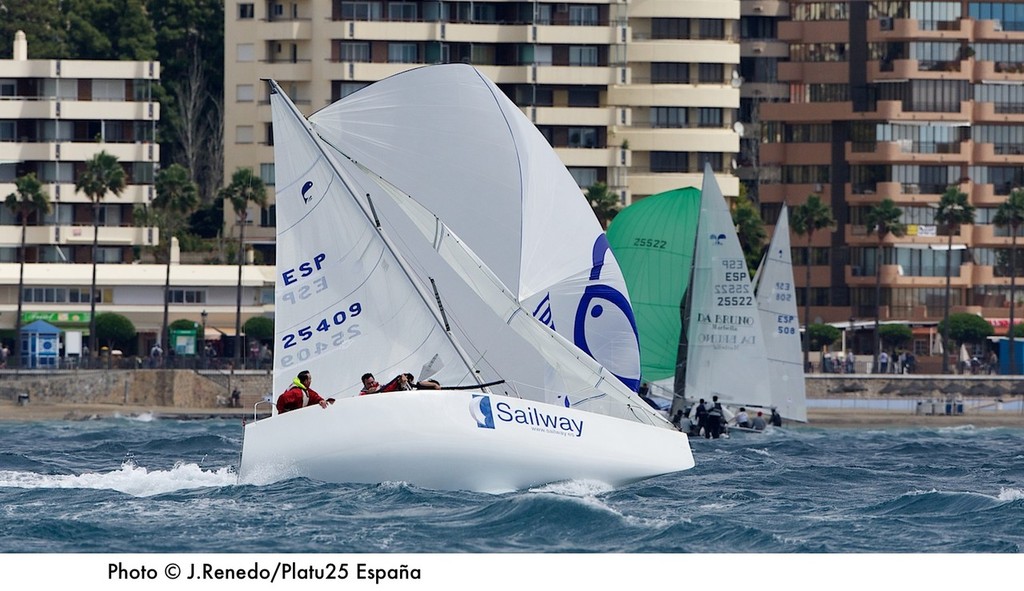 Platu 25 Spanish Championship in Marbella Day 3 photo copyright  Jesus Renedo http://www.sailingstock.com taken at  and featuring the  class