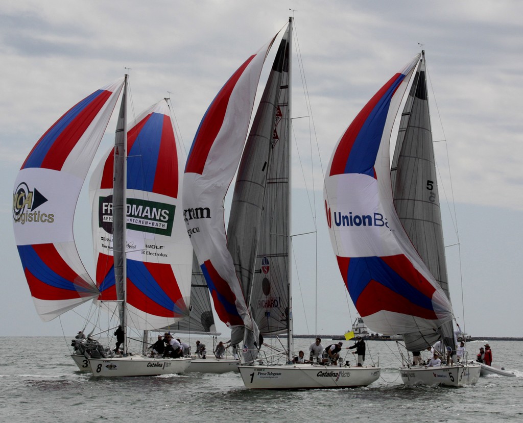 Spinnakers anybody?  - Congressional Cup - Long Beach YC - Day 2 © Rich Roberts http://www.UnderTheSunPhotos.com