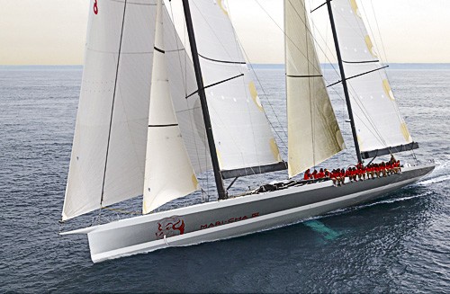 Mari-Cha IV, Elliott Marine had a five year involvement in this project which set a TransAtlantic Speed Record  © SW