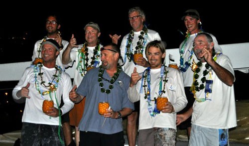 McDowell, 2nd from left, and crew - Transpac 2011 © Kimball Livingston/Transpac