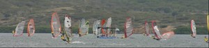 Pre race manouvering - IFCA World Slalom Championships, Curacao photo copyright Ken Kingsbury taken at  and featuring the  class