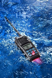 The IC-M23 'Float'n Flash' 5W Handheld VHF Radio photo copyright Icom Inc. Japan taken at  and featuring the  class