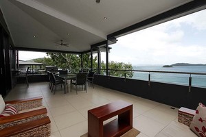 Edge apartments have an enormous balcony - perfect to sit and watch the yachts sail by... - Hamilton Island Audi Race Week 2011 photo copyright Kristie Kaighin http://www.whitsundayholidays.com.au taken at  and featuring the  class